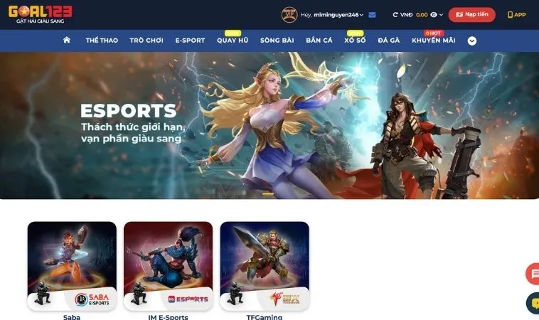 Hướng Dẫn Cá Cược Thể Thao Điện Tử Goal123 Thắng Lớn Dễ Dàng 1 Thể Thao Điện Tử Goal123